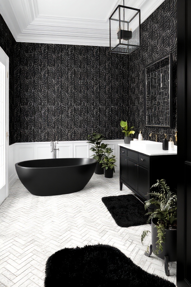 timeless black and white elegance