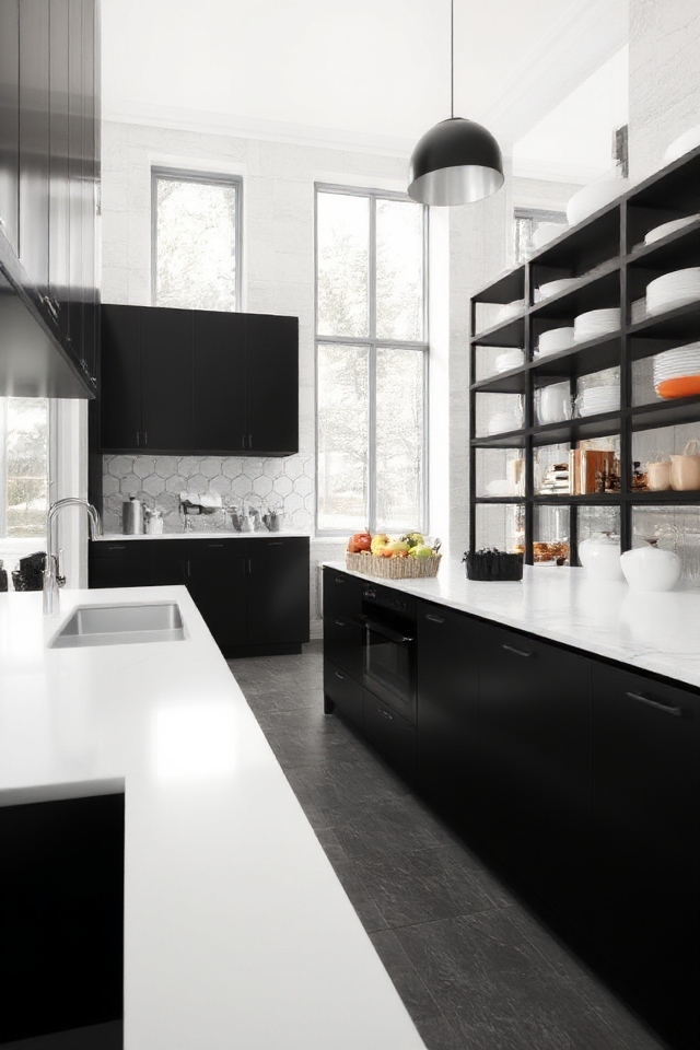 timeless black and white elegance