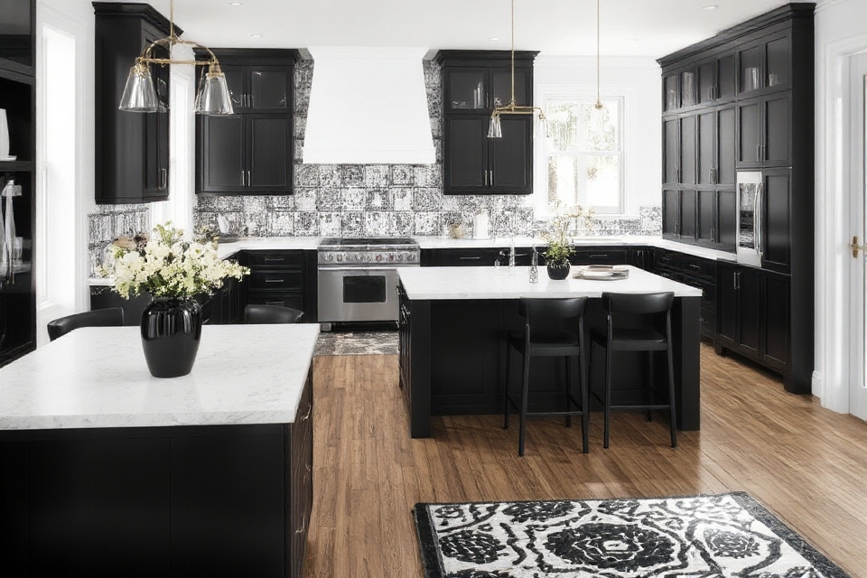 timeless black and white elegance