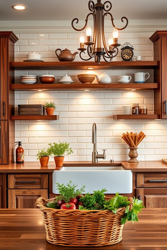 timeless farmhouse subway backsplashes