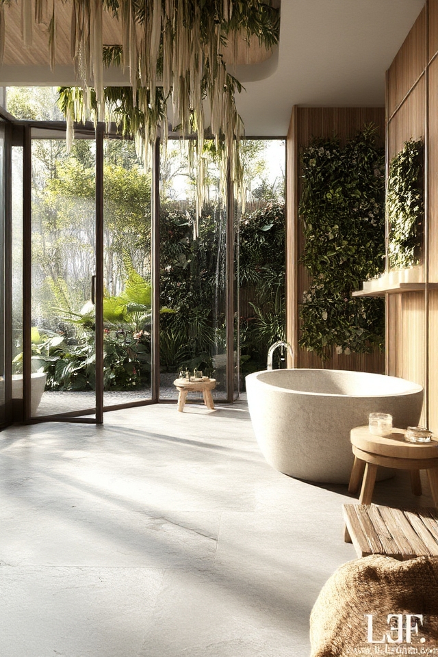 tranquil nature inspired oasis