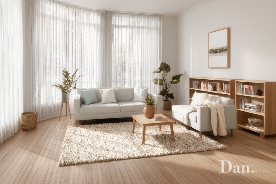 tranquil scandinavian design aesthetic