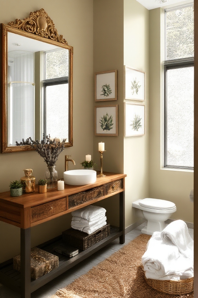 transform bathroom with decor