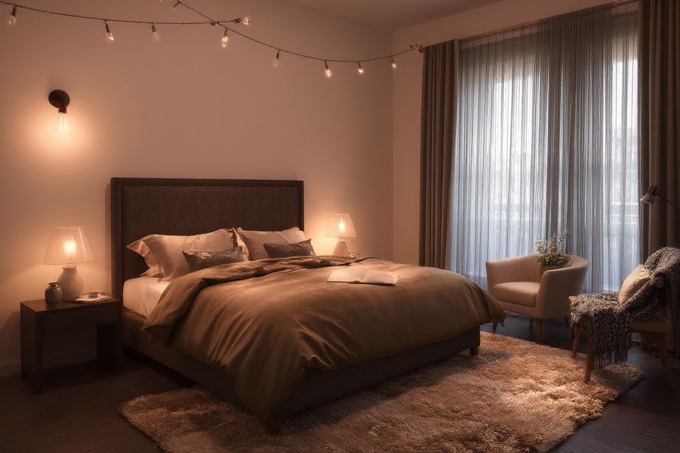 transform bedroom with ambient lighting