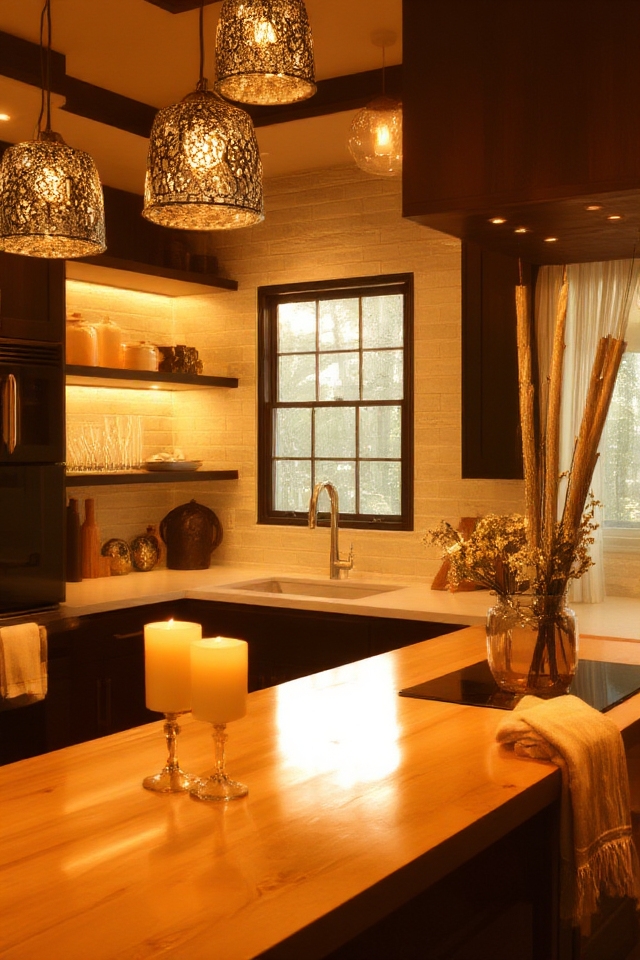 transform kitchen with soft lighting