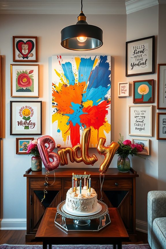 transformative birthday wall art