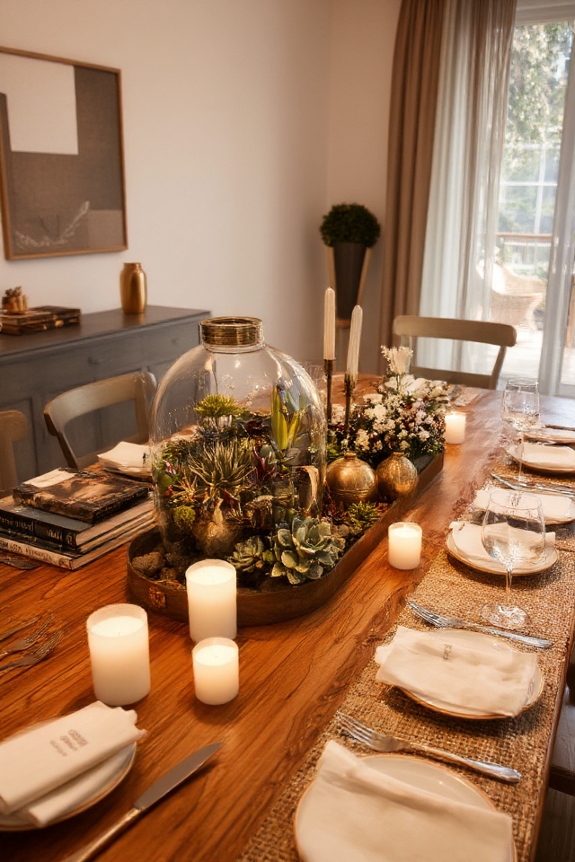 transformative dining room centerpieces