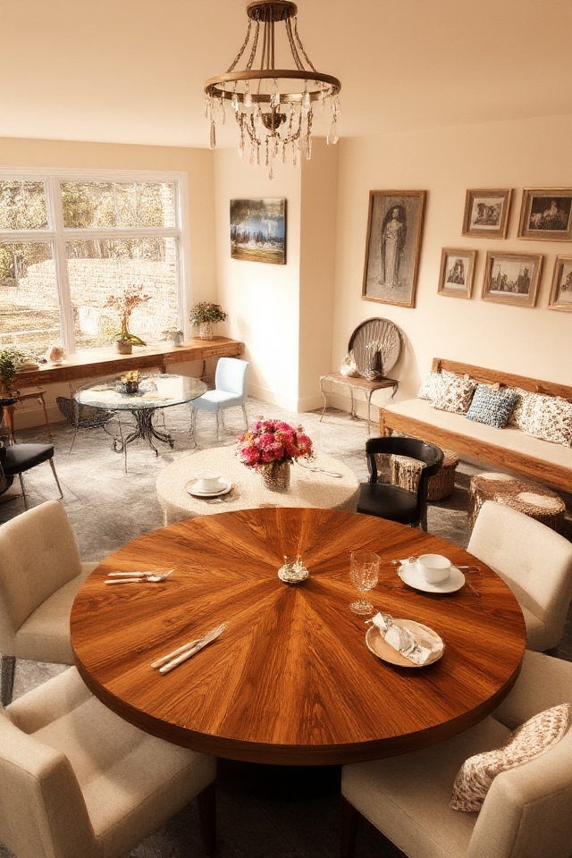 transformative dining room shapes