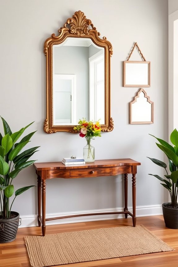 transformative entryway mirror styling