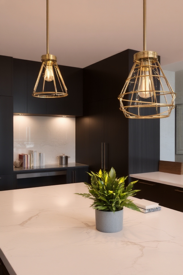 transformative kitchen island lighting