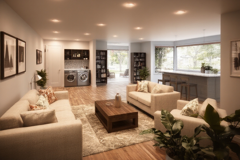 transforming underutilized basement spaces
