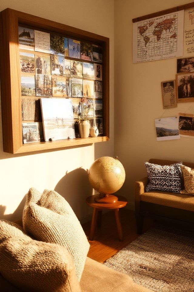 travel memories displayed beautifully