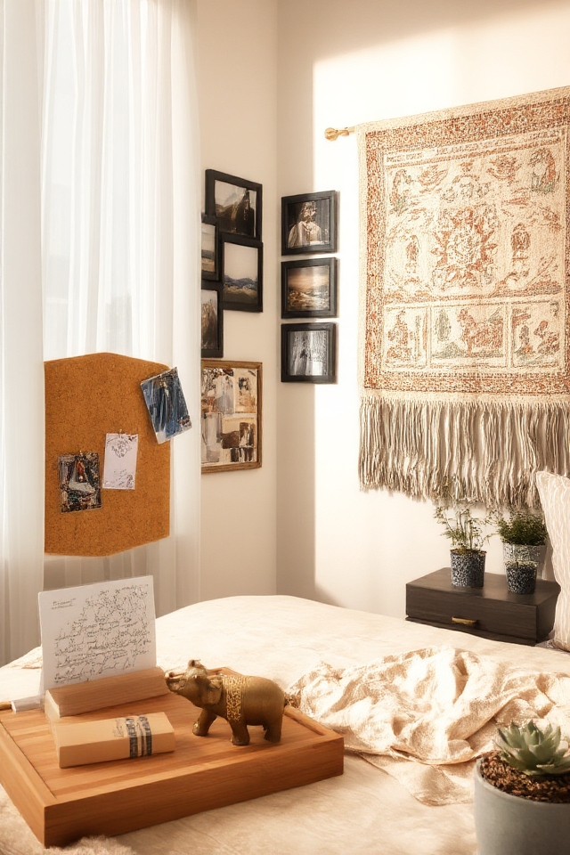 travel souvenirs personalize space