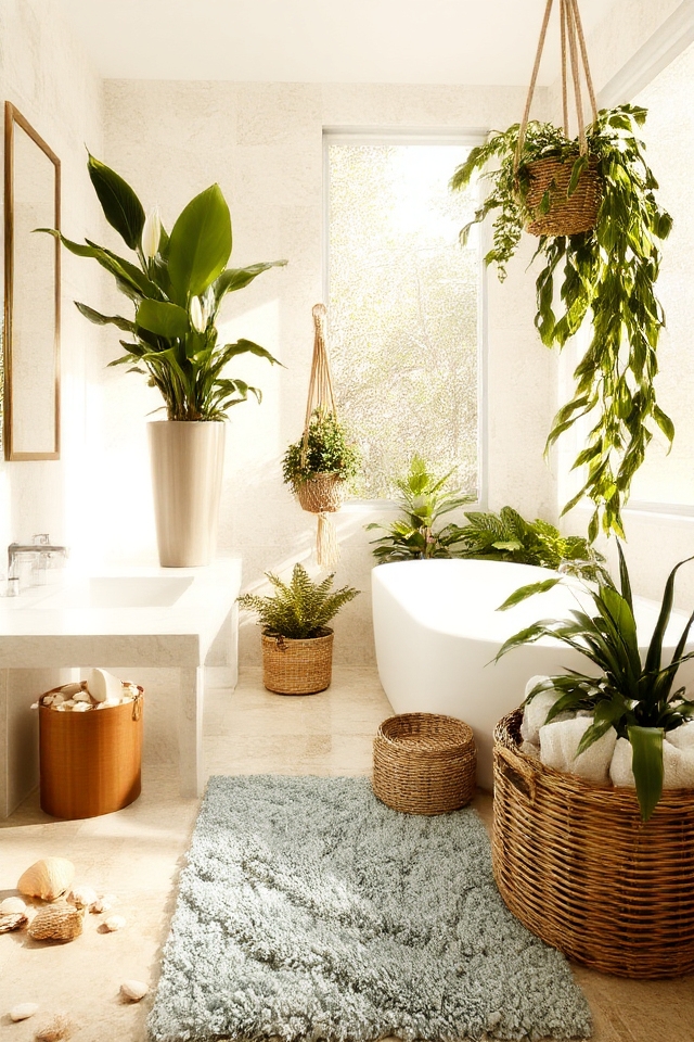 tropical plants for bathrooms
