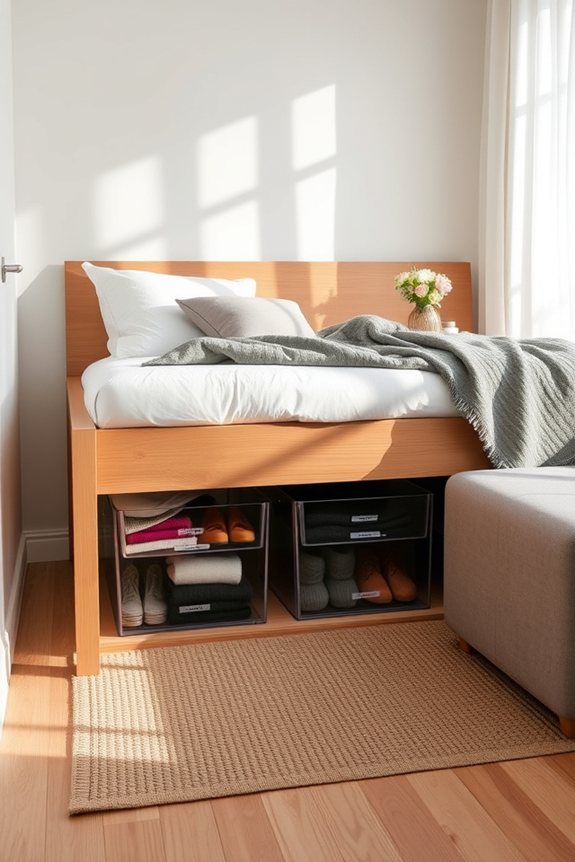 under bed storage solutions maximized