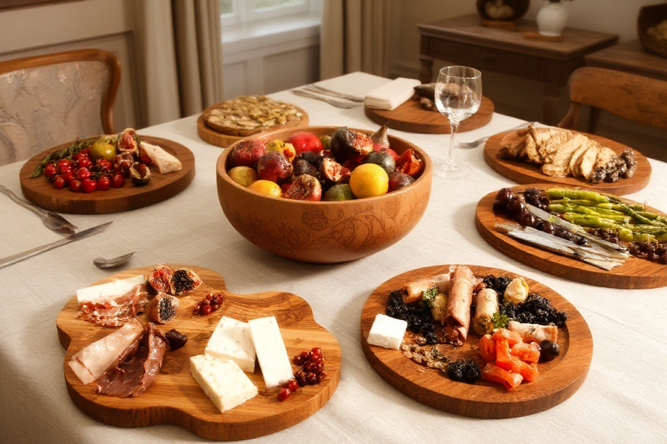 unique artisanal serving pieces