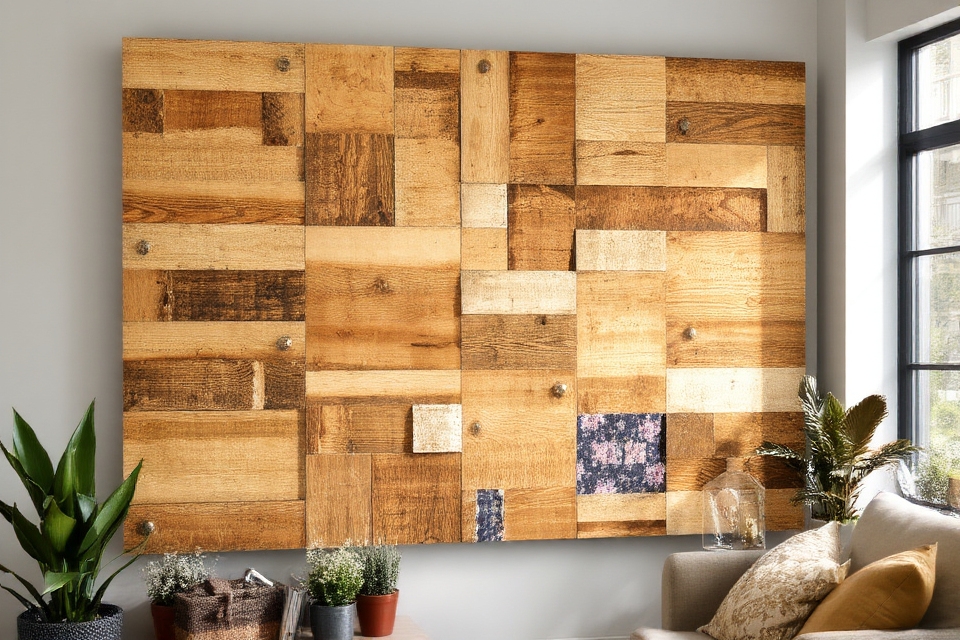 upcycled wall art creations