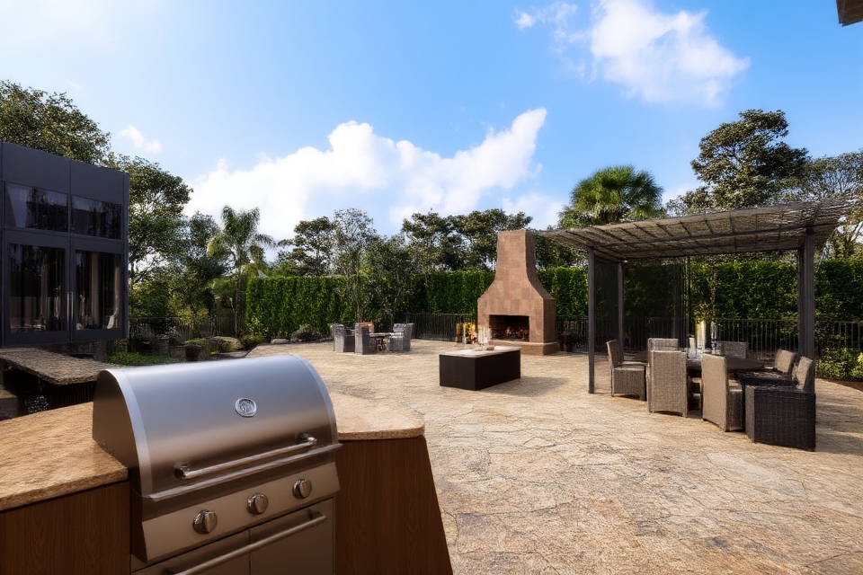 versatile all weather outdoor kitchen