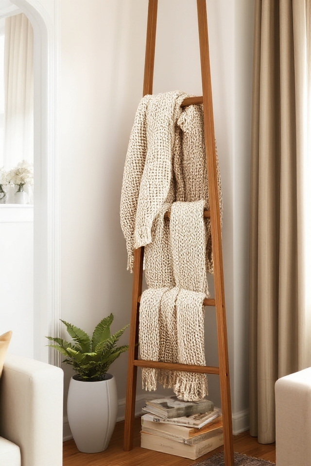 versatile decorative ladder storage