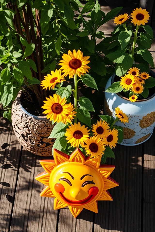 vibrant and charming planters