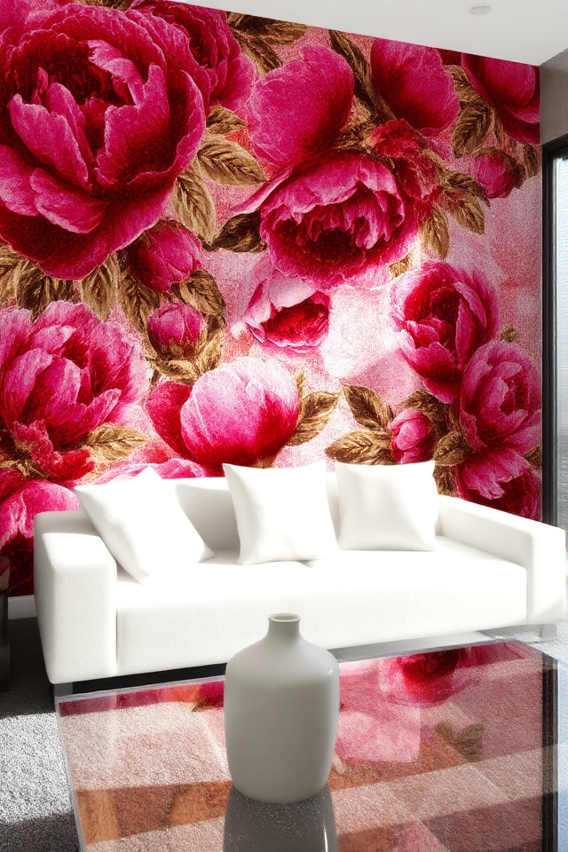 vibrant bold floral transformation