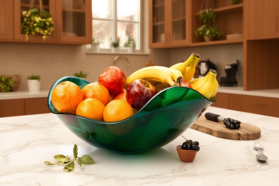 vibrant centerpiece for kitchens