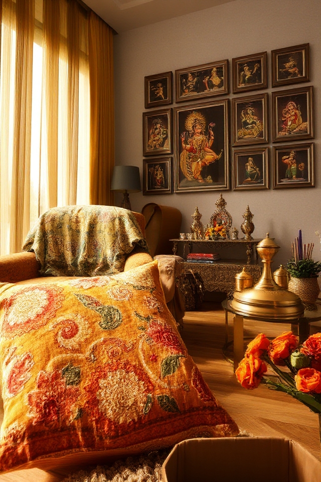 vibrant colors for navratri