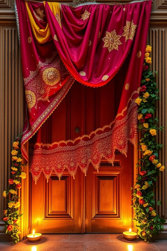 vibrant decorative door hangings