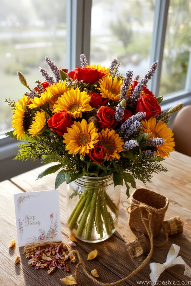 vibrant diy flower arrangements