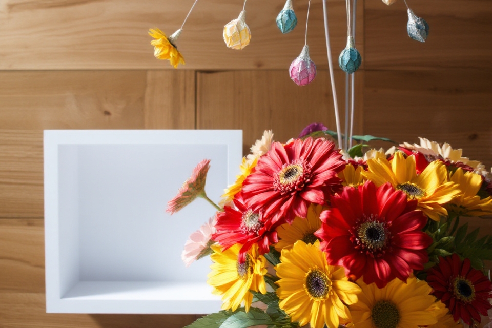 vibrant diy paper flowers