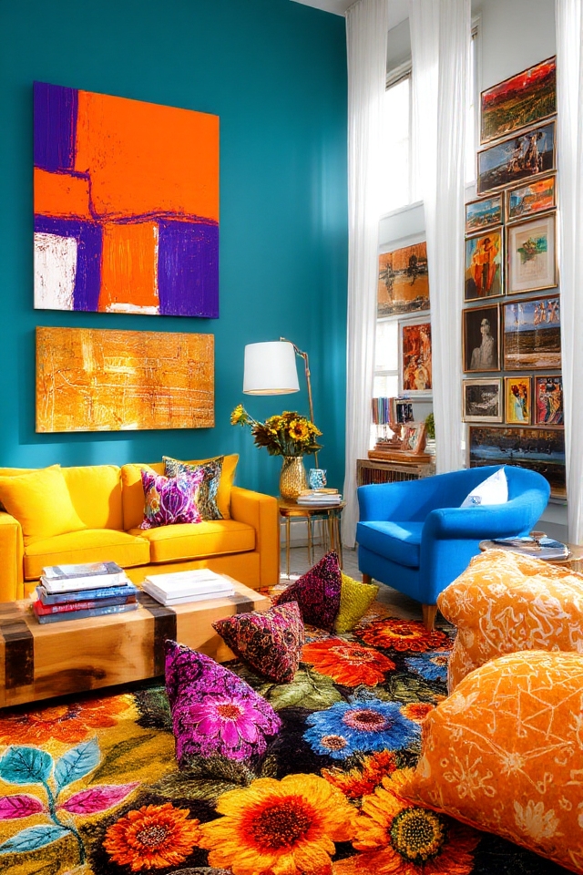 vibrant eclectic color palette