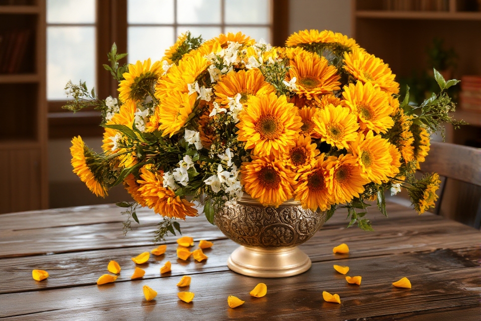 vibrant floral centerpiece arrangements