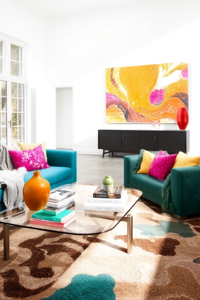 vibrant home decor accents