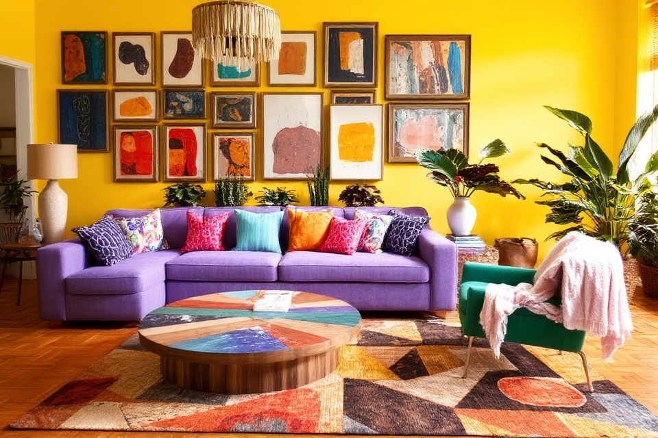 vibrant hues playful combinations