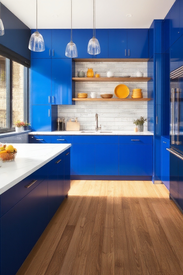 vibrant kitchen cabinet trends