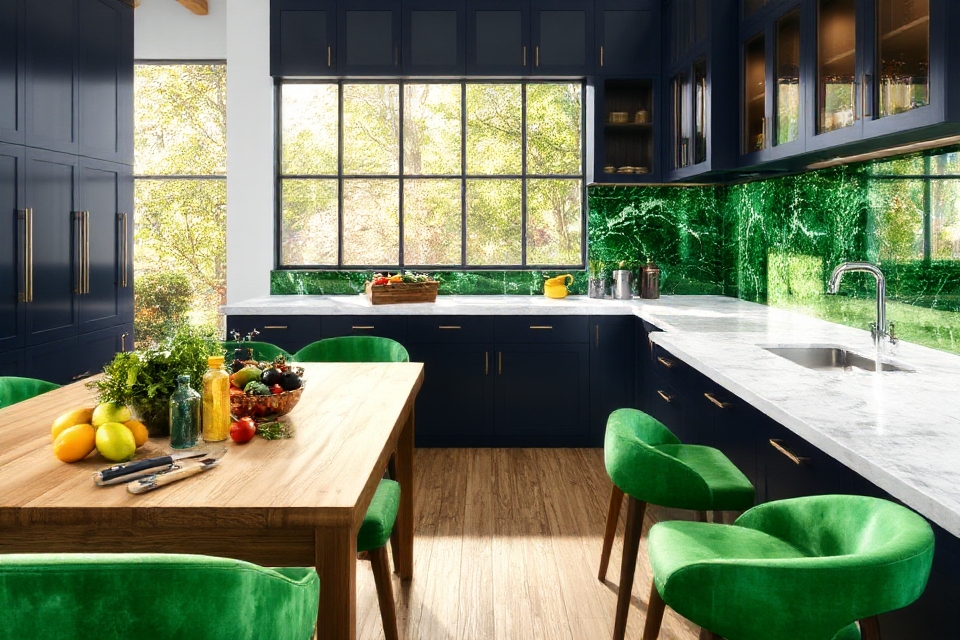 vibrant kitchen color choices