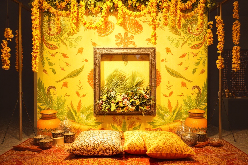 vibrant personalized photo backdrop