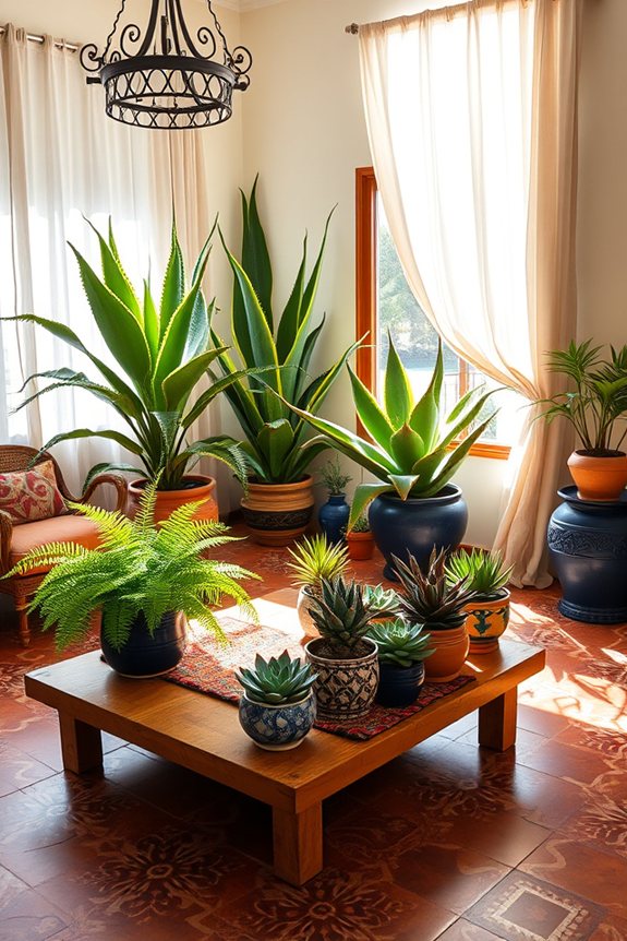 vibrant plants for ambiance