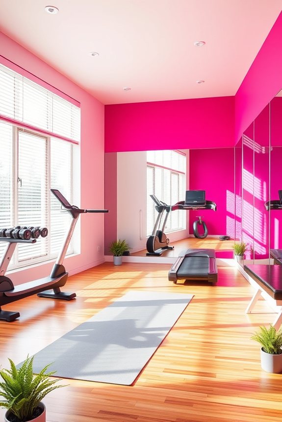 vibrant raspberry workout inspiration
