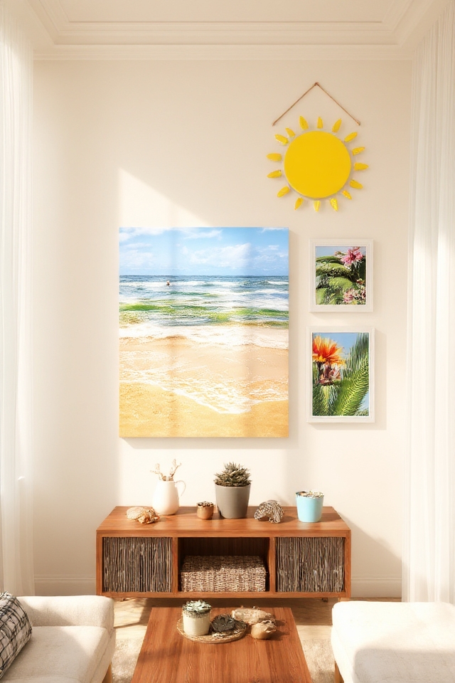 vibrant summer inspired wall art