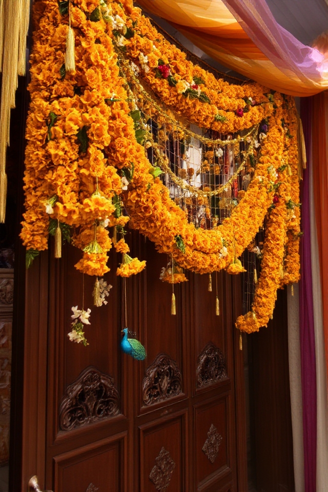 vibrant traditional door hangings
