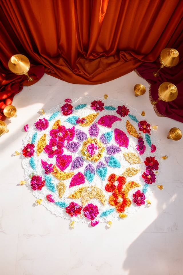 vibrant traditional welcome art