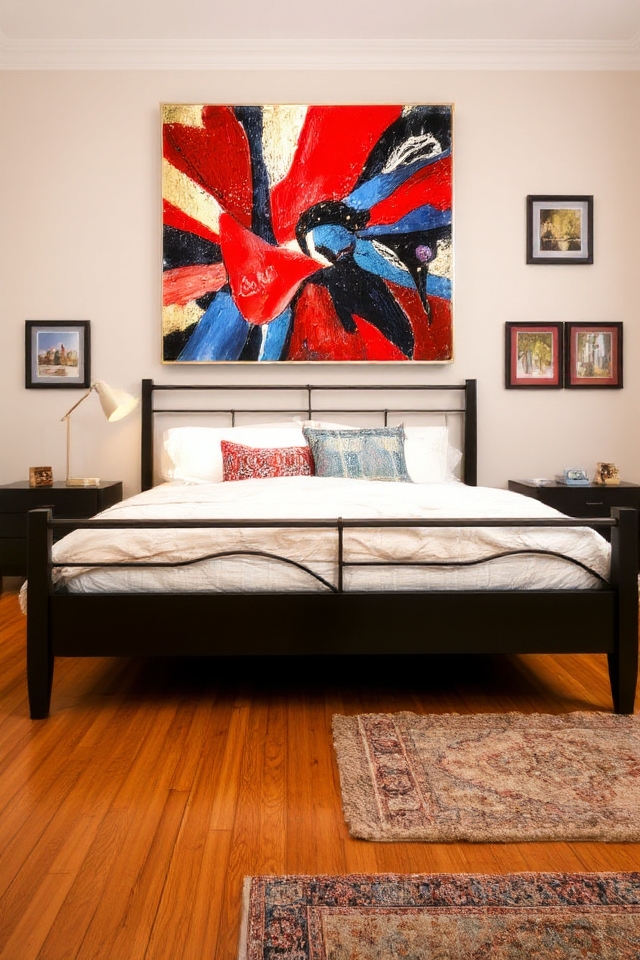 vibrant wall art contrasts
