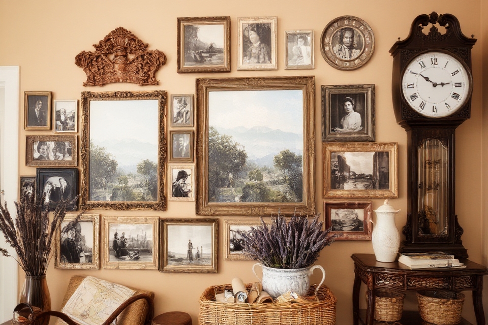 vintage charm enhances decor