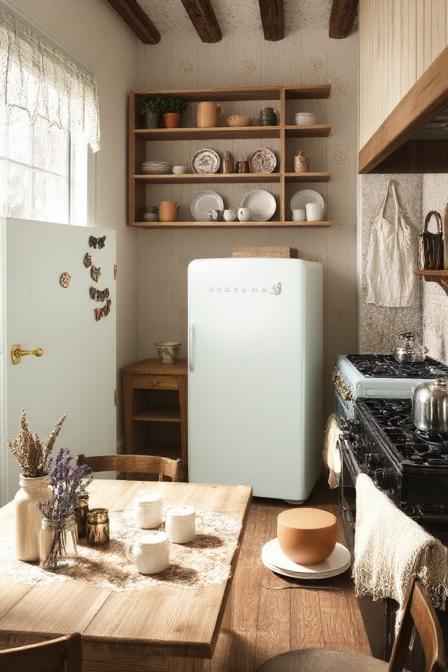 vintage charm in kitchens