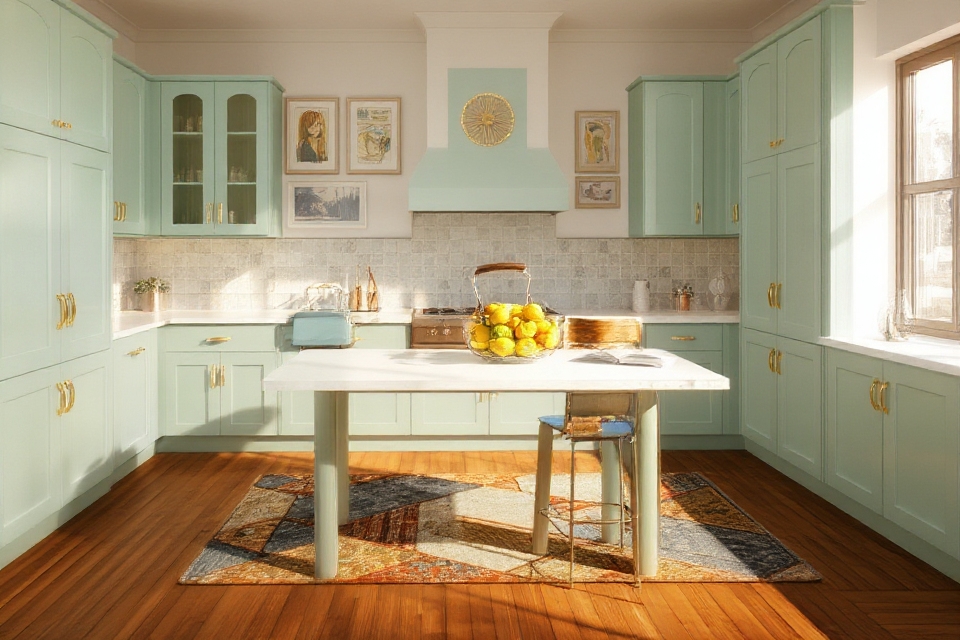 vintage charm in kitchens