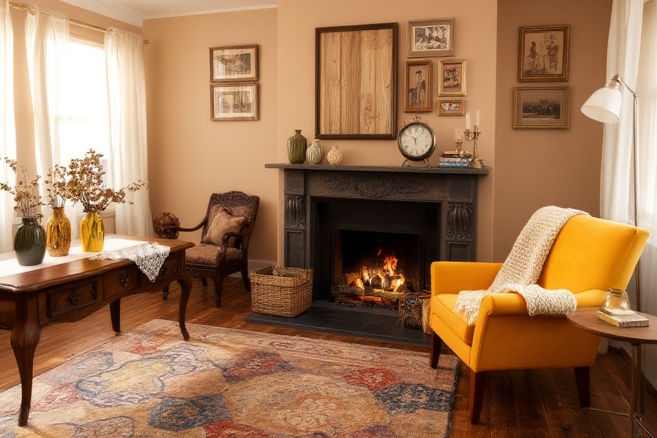 vintage decor adds character