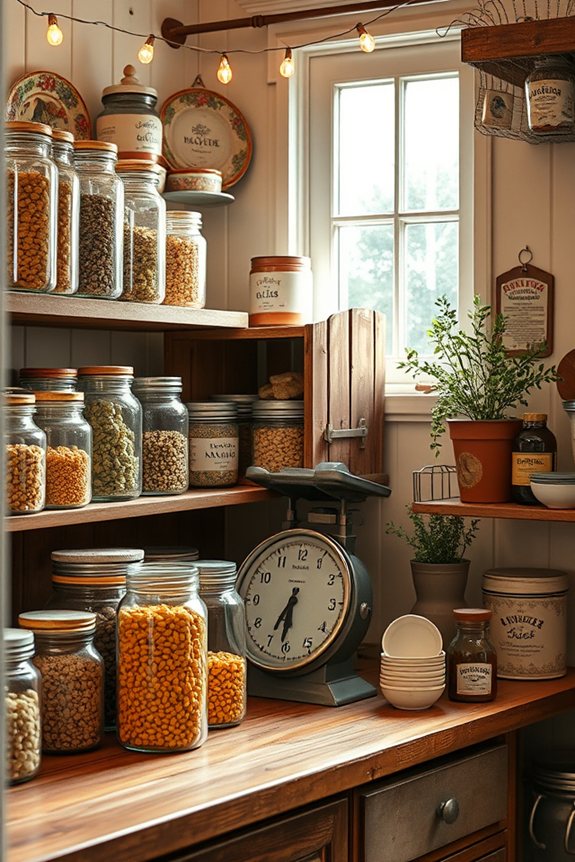 vintage decor adds charm