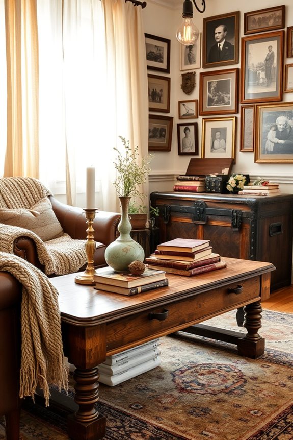 vintage decor adds charm