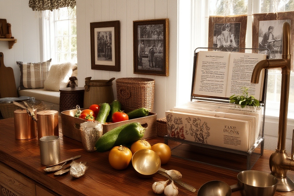 vintage decor adds warmth